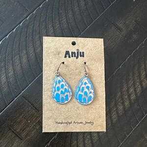 Anju Blue Teardrop Earrings